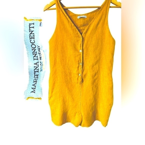 Martina Innocenti Pants - Martina Innocenti Linen Romper US XS